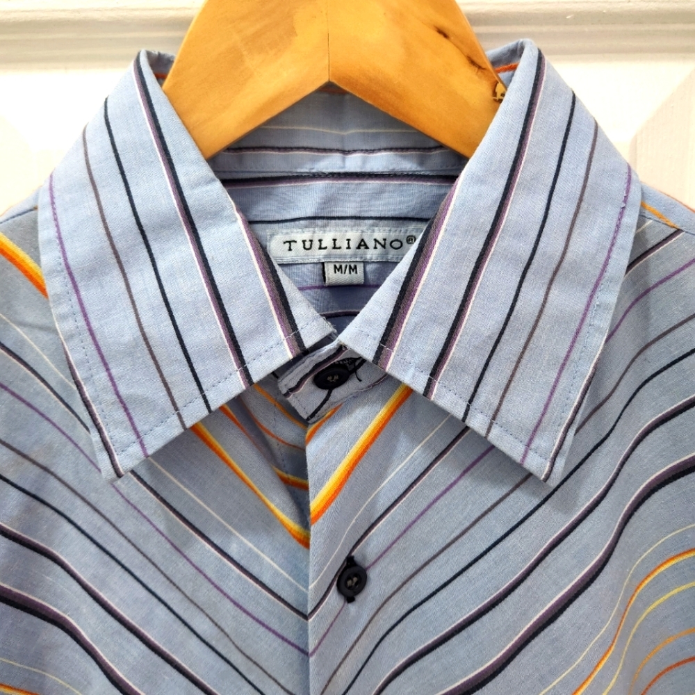 7|$30 Tulliano button down Dress Shirt | Size Medium